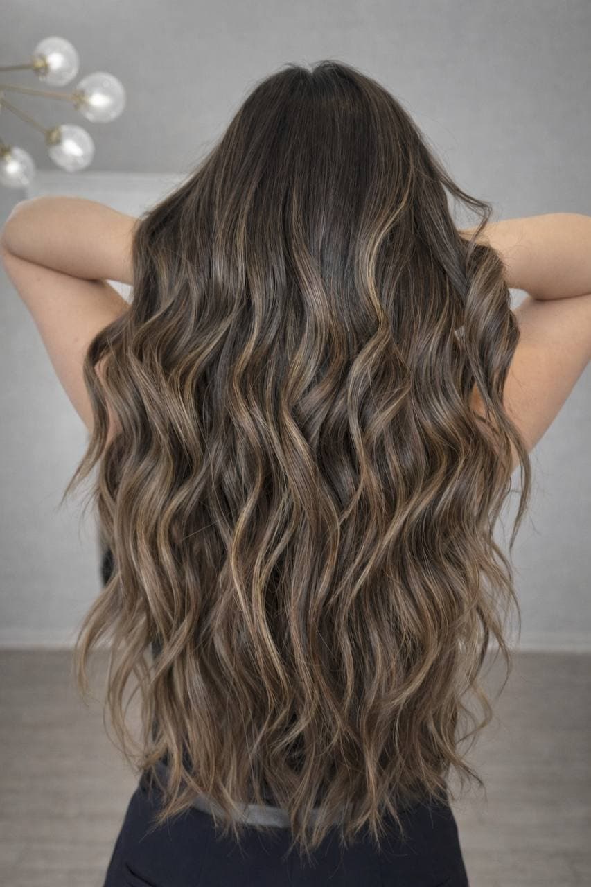 Dark balayage