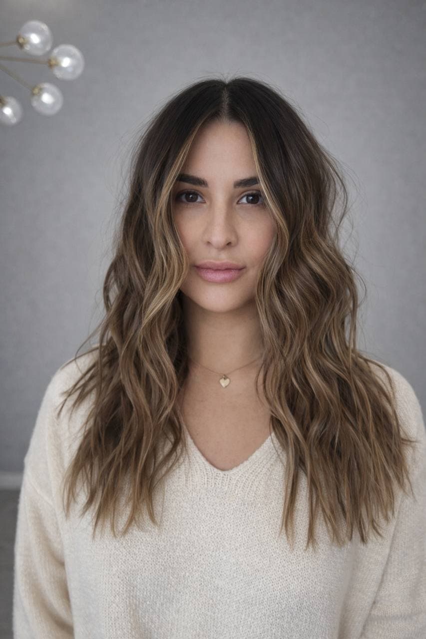 Face framing highlights